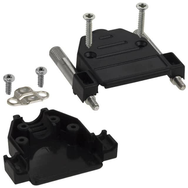 973-015-010-011 NorComp Inc.  Capots de connecteurs D-Sub en forme de D